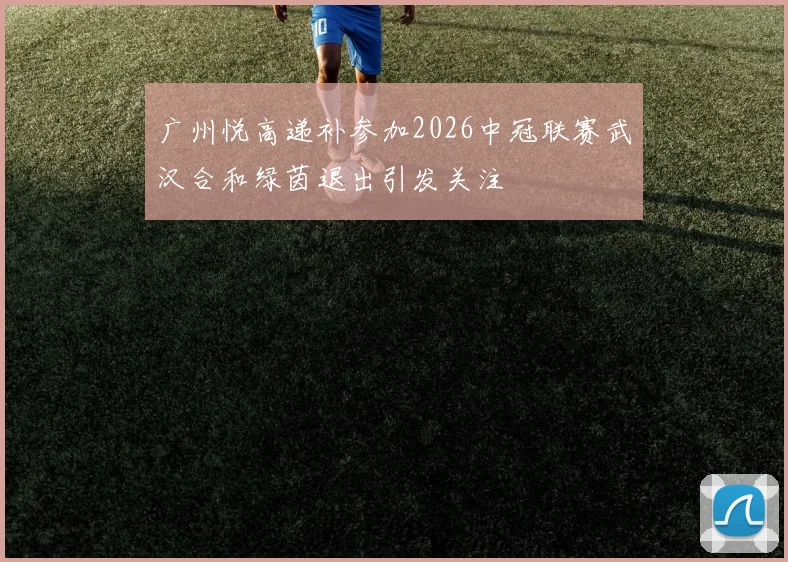 广州悦高递补参加2026中冠联赛武汉合和绿茵退出引发关注